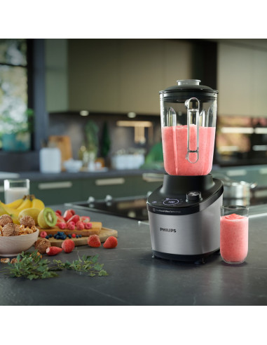 Philips 7000 Series Hr3760/00 Blender Blender Stołowy 1500 W Czarny, Metaliczny