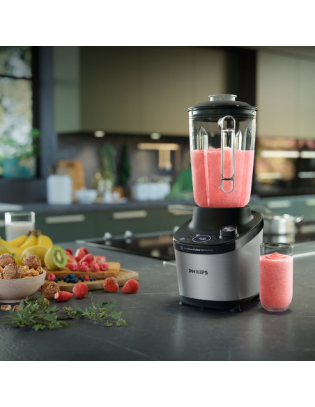 Philips 7000 Series Hr3760/00 Blender Blender Stołowy 1500 W Czarny, Metaliczny