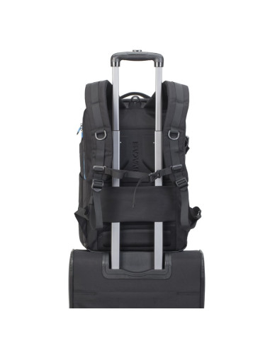 Rivacase 7860 Torba Na Notebooka 43,9 Cm (17.3") Plecak Czarny, Niebieski