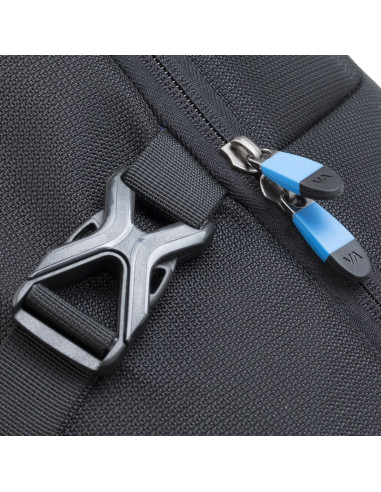 Rivacase 7860 Torba Na Notebooka 43,9 Cm (17.3") Plecak Czarny, Niebieski