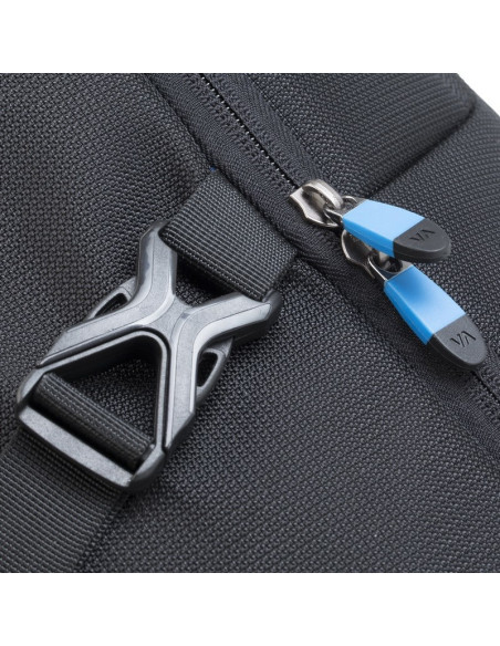 Rivacase 7860 Torba Na Notebooka 43,9 Cm (17.3") Plecak Czarny, Niebieski