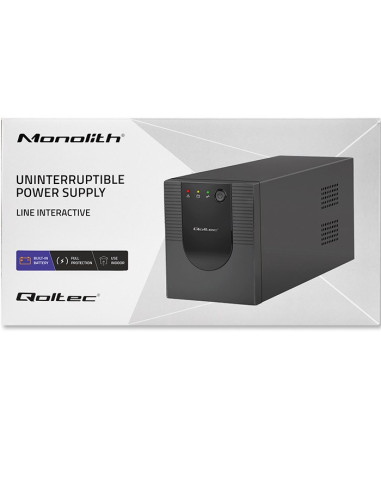 Qoltec Zasilacz Awaryjny Ups Line Interactive Monolith | 1200Va | 720W