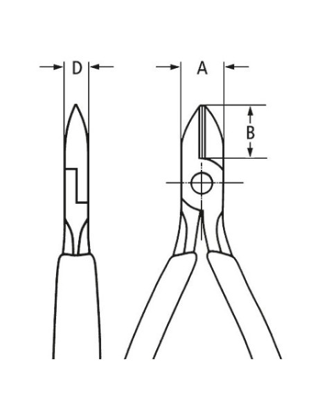 Szczypce Tnące Boczne 125Mm