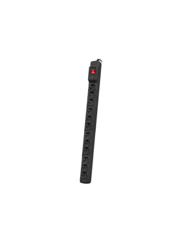 Listwa Zasilająca Rack 19" Armac Multi M12/10A 3M 12X 230V Pl Montaż Pionowy Czarna