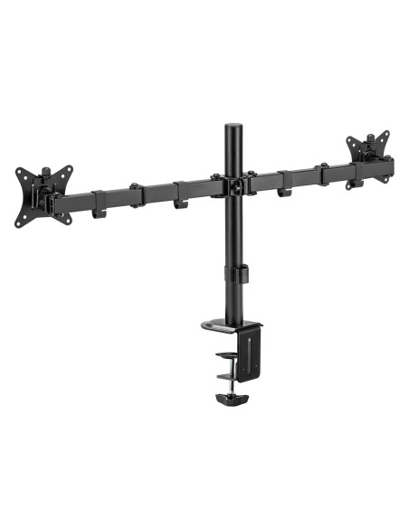 Uchwyt Biurkowy Na 2 Monitory Maclean, Vesa 75X75 Oraz 100X100, 17-32", 2X 9Kg, Mc-754N