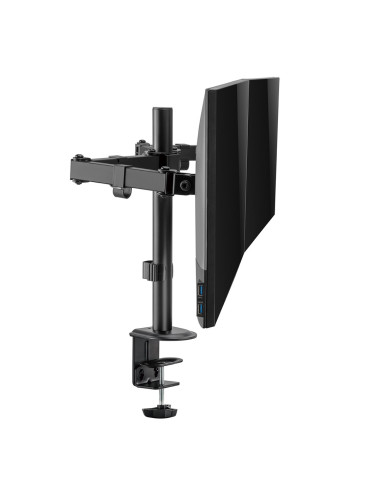 Uchwyt Biurkowy Na 2 Monitory Maclean, Vesa 75X75 Oraz 100X100, 17-32", 2X 9Kg, Mc-754N