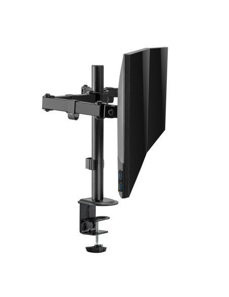 Uchwyt Biurkowy Na 2 Monitory Maclean, Vesa 75X75 Oraz 100X100, 17-32", 2X 9Kg, Mc-754N