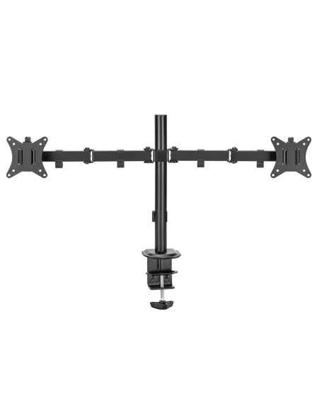 Uchwyt Biurkowy Na 2 Monitory Maclean, Vesa 75X75 Oraz 100X100, 17-32", 2X 9Kg, Mc-754N
