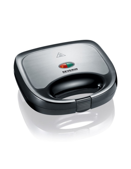 Severin Sandwich-Toster, Stal, Płyty Z Powłoką Antyadhezyjną, Łatwe Czyszczenie, Gumowe Nóżki, Moc 600W Sa2969