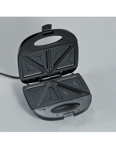 Severin Sandwich-Toster, Stal, Płyty Z Powłoką Antyadhezyjną, Łatwe Czyszczenie, Gumowe Nóżki, Moc 600W Sa2969