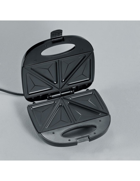 Severin Sandwich-Toster, Stal, Płyty Z Powłoką Antyadhezyjną, Łatwe Czyszczenie, Gumowe Nóżki, Moc 600W Sa2969