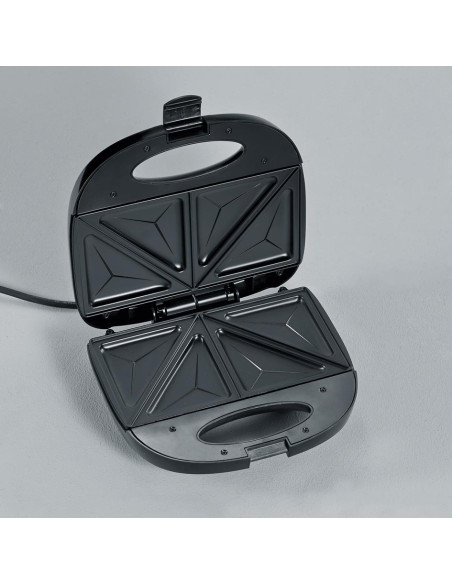 Severin Sandwich-Toster, Stal, Płyty Z Powłoką Antyadhezyjną, Łatwe Czyszczenie, Gumowe Nóżki, Moc 600W Sa2969