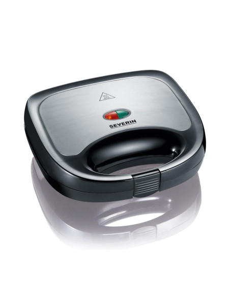 Severin Sandwich-Toster, Stal, Płyty Z Powłoką Antyadhezyjną, Łatwe Czyszczenie, Gumowe Nóżki, Moc 600W Sa2969