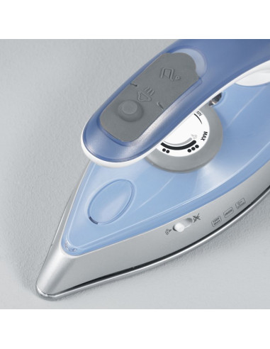 Severin Żelazko Podróżne, Napięcie 115/230V, Pojemność 50 Ml, Pionowy Wyrzut Pary 40G/Min. ,Stopa Stalowa, 1000W Ba3234