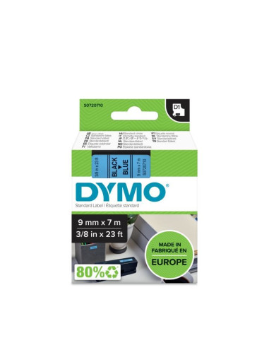 Dymo D1 - Standard Etykiety - Czarny Na Niebieskim - 9Mm X 7M