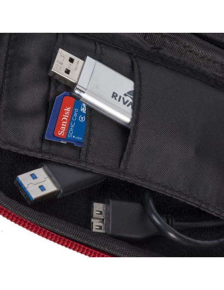 Rivacase 9101 (Pu) Etui Kieszeniowe Kopolimer Etylenu Z Octanem Winylu (Eva) Czerwony