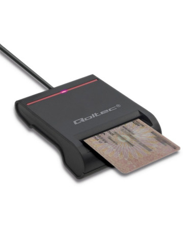 Qoltec Inteligentny Czytnik Kart Chipowych Id Usb 2.0 | Plug&Play
