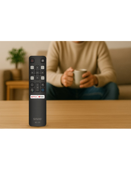 Savio Pilot Uniwersalny/Zamiennik Do Tv Tcl-Smart Tv Rc-23