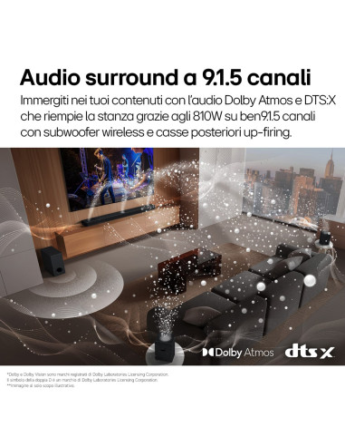 Lg S95Tr Czarny 9.1.5 Kan. 810 W