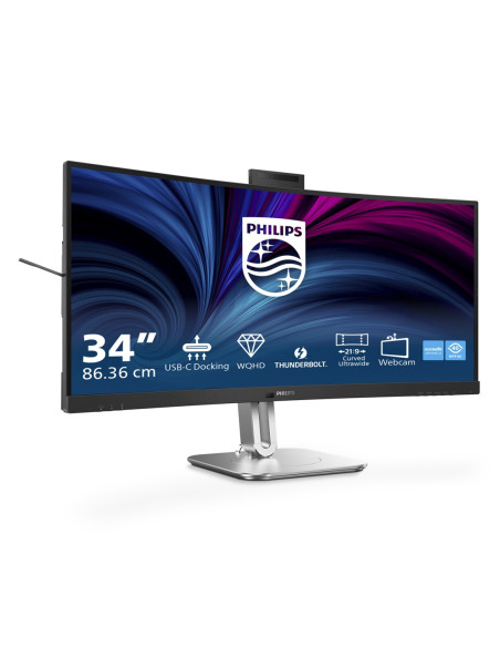 Monitor Philips 86,4Cm (34,0") 34B2U6603Ch 21:09 Hdmi+Dp+Usb-C Szary