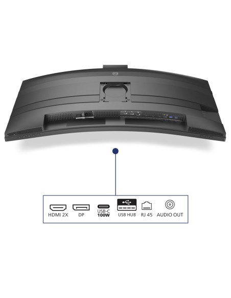 Monitor Philips 86,4Cm (34,0") 34B2U6603Ch 21:09 Hdmi+Dp+Usb-C Szary