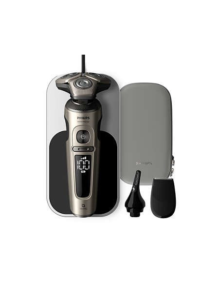 Golarka Philips S9000 Prestige Sp9883/36 - Parranajokone Puhdistusasemalla