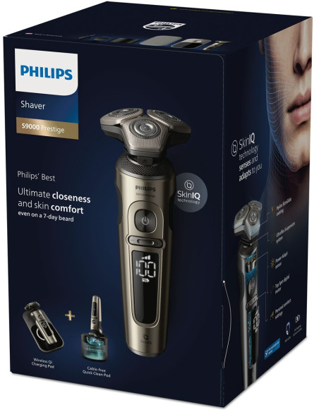 Golarka Philips S9000 Prestige Sp9883/36 - Parranajokone Puhdistusasemalla