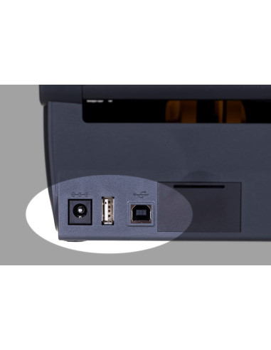 Zebra Drukarka Etykiet Zd421T Termiczna/Termotransferowa/Usb/203Dpi Zd4A042-30Em00Ez