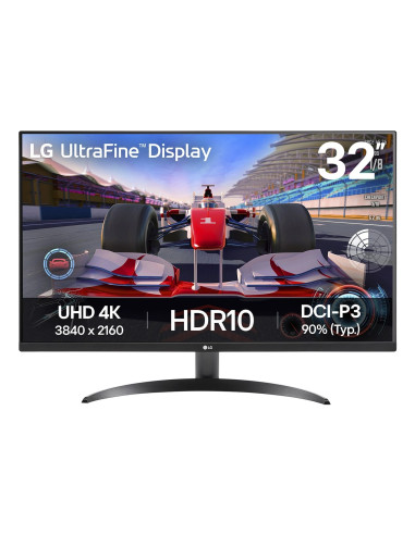 Monitor Lg 32-Calowy Model 32Ur500K-B Uhd 4K 16:9 Hdmi Dp Hdr10 Kolor Czarny