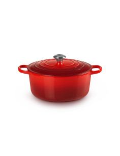Le Creuset Signature Roaster Okrągły 28Cm Wiśniowy