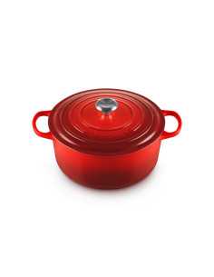 Le Creuset Signature Roaster Okrągły 28Cm Wiśniowy 2