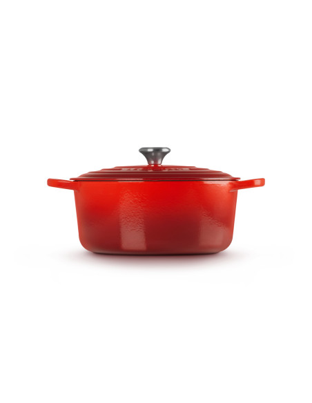 Le Creuset Signature Roaster Okrągły 28Cm Wiśniowy