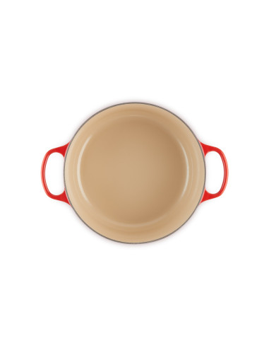 Le Creuset Signature Roaster Okrągły 28Cm Wiśniowy