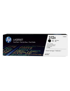 Hp 312X Zestaw 2 Oryginalnych, Wysokowydajnych Wkładów Laserowych Czarnych
