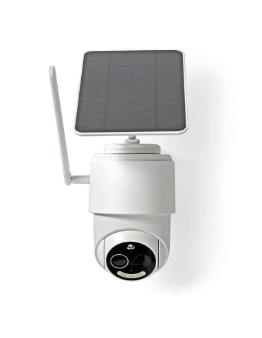 Kamera Zewnętrzna Nedis Smartlife 4G, Ip65 Czujnik Ruchu, Night Vision, Biały