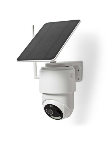 Kamera Zewnętrzna Nedis Smartlife 4G, Ip65 Czujnik Ruchu, Night Vision, Biały