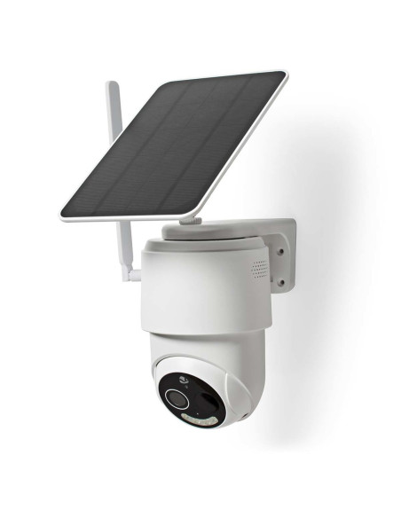 Kamera Zewnętrzna Nedis Smartlife 4G, Ip65 Czujnik Ruchu, Night Vision, Biały