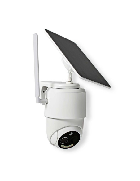 Kamera Zewnętrzna Nedis Smartlife 4G, Ip65 Czujnik Ruchu, Night Vision, Biały