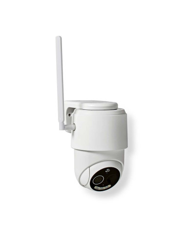 Kamera Zewnętrzna Nedis Smartlife 4G, Ip65 Czujnik Ruchu, Night Vision, Biały