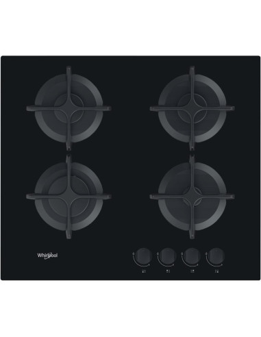 Whirlpool Akt 616/Nb Płyta Kuchenna Czarny Wbudowany 60 Cm Gaz 4 Stref(Y)