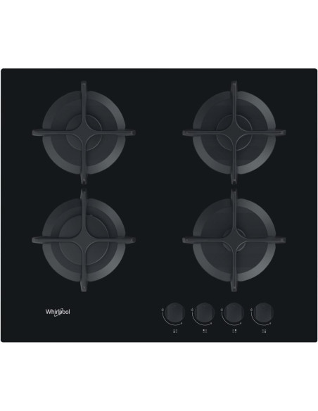 Whirlpool Akt 616/Nb Płyta Kuchenna Czarny Wbudowany 60 Cm Gaz 4 Stref(Y)