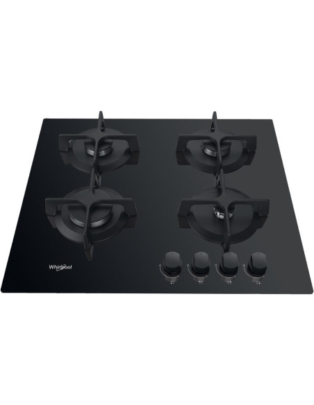 Whirlpool Akt 616/Nb Płyta Kuchenna Czarny Wbudowany 60 Cm Gaz 4 Stref(Y)