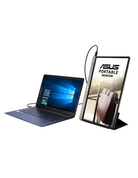 Asus Mb14Ac Monitor Komputerowy 35,6 Cm (14") 1920 X 1080 Px Full Hd Szary