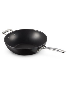 Le Creuset Hartowany Nieprzywierający Stir-Fry Srebrny 30Cm