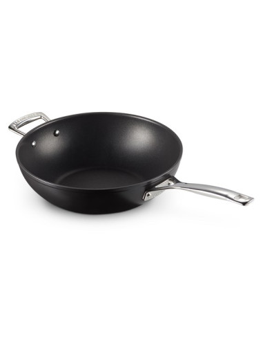 Le Creuset Hartowany Nieprzywierający Stir-Fry Srebrny 30Cm