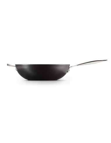 Le Creuset Hartowany Nieprzywierający Stir-Fry Srebrny 30Cm
