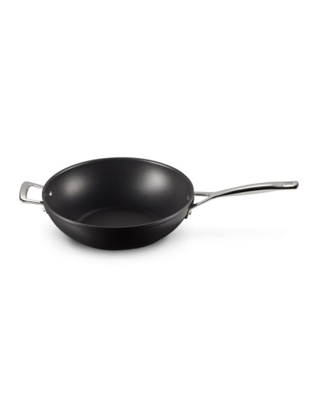 Le Creuset Hartowany Nieprzywierający Stir-Fry Srebrny 30Cm