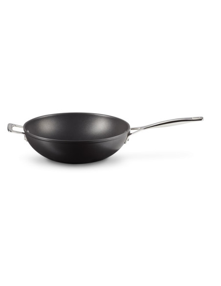 Le Creuset Hartowany Nieprzywierający Stir-Fry Srebrny 30Cm