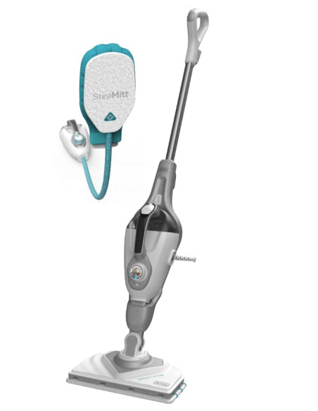 Black & Decker Steam-Mop + Steamitt Mop Parowy 0,5 L 1600 W Szary