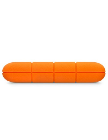 Lacie Rugged Mini Zewnętrzny Dysk Twarde 2 Tb 5400 Rpm Micro-Usb B 3.2 Gen 1 (3.1 Gen 1) Pomarańczowy, Srebrny